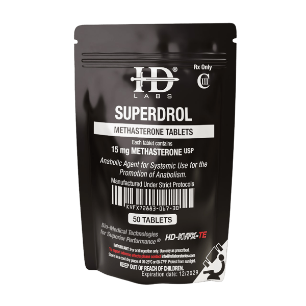 Superdrol 15 - Pro Hormone HD LABS