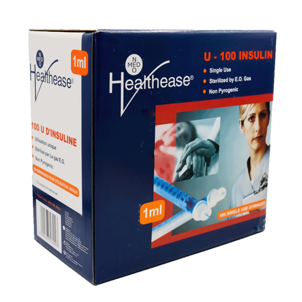1ml Insulin Syringe & Needle - Sold Per 10
