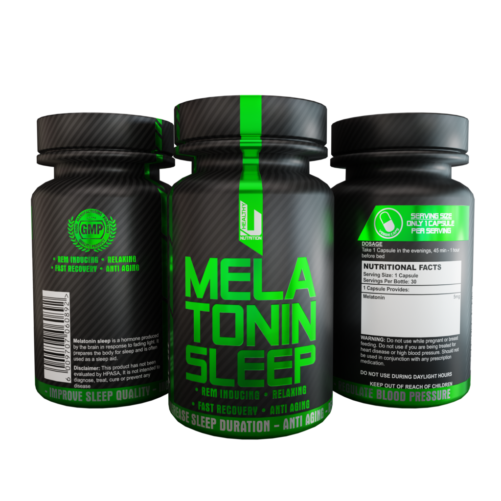 HEALTHY U LABS ~ Melatonin Sleeping Aid 5mg
