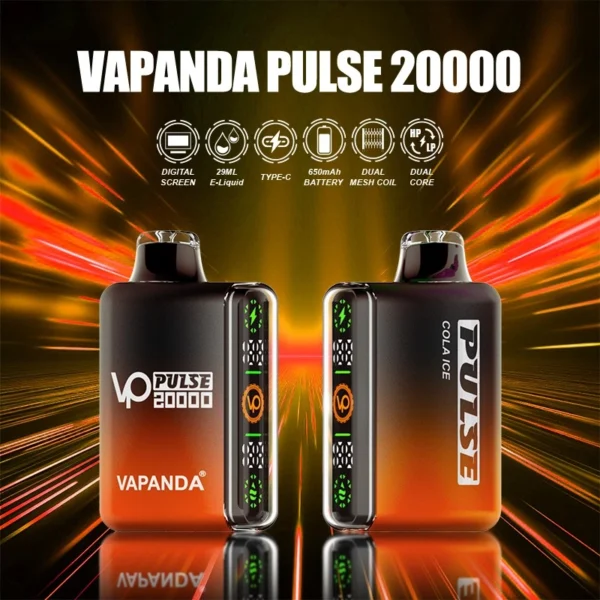 CANNABIS ~ Vapanda Pulse - 20 000 Puff Disposable Vape