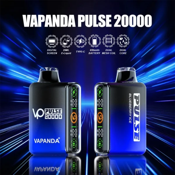 CANNABIS ~ Vapanda Pulse - 20 000 Puff Disposable Vape