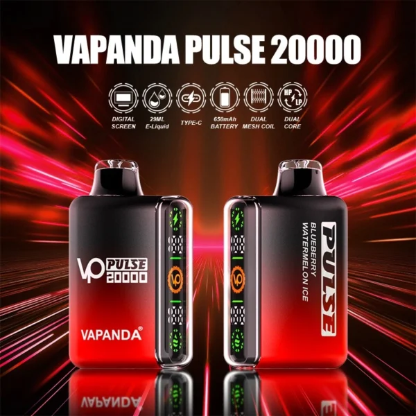 CANNABIS ~ Vapanda Pulse - 20 000 Puff Disposable Vape