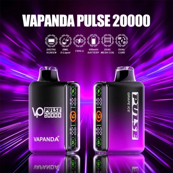 CANNABIS ~ Vapanda Pulse - 20 000 Puff Disposable Vape