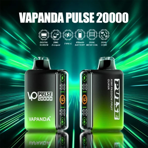 CANNABIS ~ Vapanda Pulse - 20 000 Puff Disposable Vape