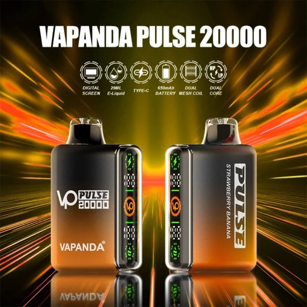 CANNABIS ~ Vapanda Pulse - 20 000 Puff Disposable Vape