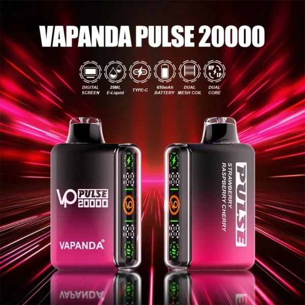 CANNABIS ~ Vapanda Pulse - 20 000 Puff Disposable Vape