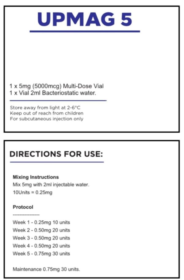 Semag (UPMAG) 5mg Vial - Image 2