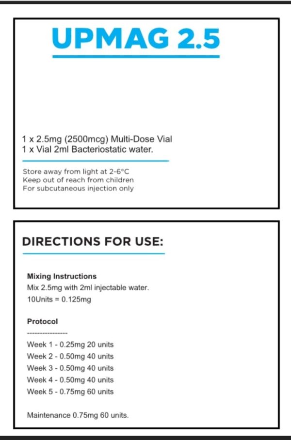 Semag (UPMAG) 2.5mg Vial - Image 2